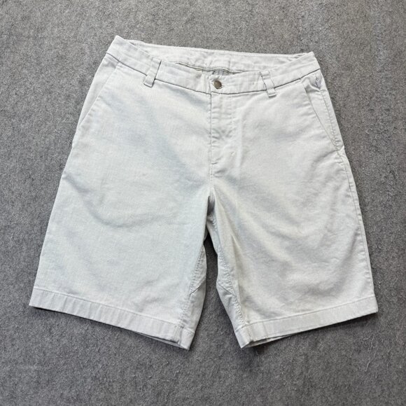 Lululemon Commission Shorts Men 30 Gray Stretch 9" Chino Bermuda Classic Fit - Picture 1 of 14